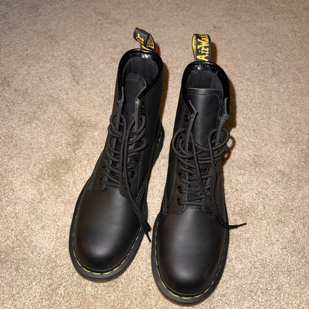 Dr. Martens Black Lace-Up Boots